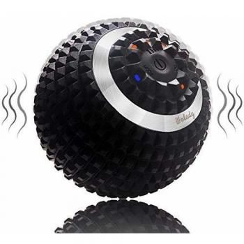 Eléctrico Bola de Masaje Pelota Massage Ball Automasaje Eléctrico Bola Fascia Recargable Wolady 4 Modos IP65 Fitness Bolas Masaje Liberación Miofascial Muscular Masajeador Espalda Pierna Trigger Point