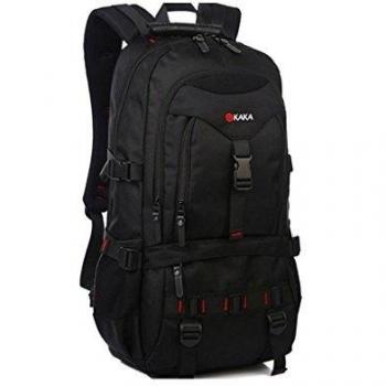 Lacaca Kaka deportes mochila Bolsa de viaje senderismo bolsa ordenador portátil mochila bolsa portátil bolsa mochila Camping bolsa gimnasio bolsa bolso de escuela libro bolsa bolsas de bolsa de Satchel Escuela Trabajo Bolsa Bolsa de Negocios, negro