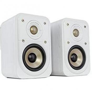 Polk Audio Signature Elite ES10 Hi-Fi Surround Speakers, White (Pair)