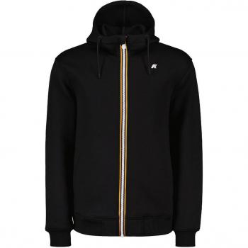 K-Way Rainer Spacer Full Zip Hoodie Jacket for Men - Black XS