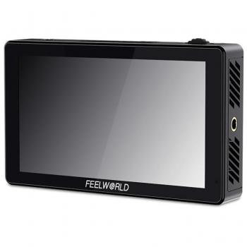 Feelworld LUT5 5.5 Touchscreen Video Monitor, 3000 Nits Brightness, 4K HDMI Support