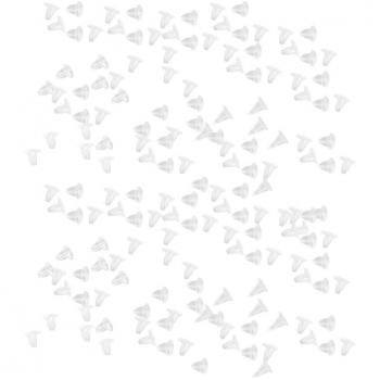 500 Pcs Goma Topes De Pendientes 4x4mm