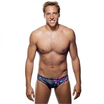 Bañador Slip Turbo Crystal Gris 3XL para Hombre
