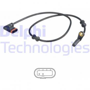 Sensor ABS DELPHI SS20550 - Tipo: Sensor ABS, Marca: DELPHI, Modelo: SS20550
