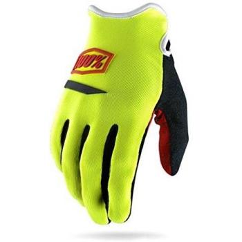 Inconnu ridecamp Guantes Mixta, Color Amarillo Fluorescente, tamaño Medium
