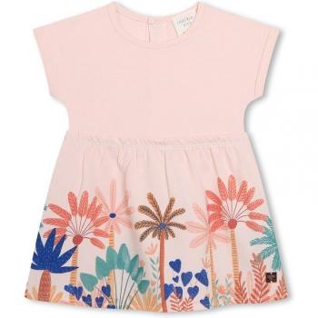 Carrement Beau - Vestido de bebé niña con falda estampada de algodón Y30098