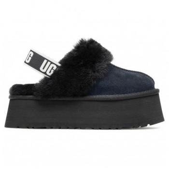 UGG Funkette Women's Platform Slippers - Black, Size 9 (UK7, EU40)