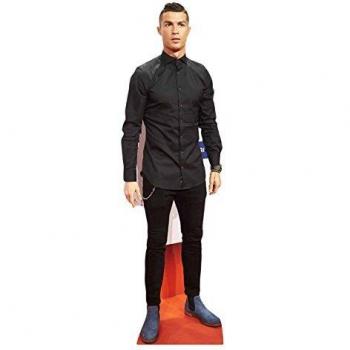 Star Cutouts Vida tamaño de cartón Cut out Cristiano Ronaldo, Multicolor