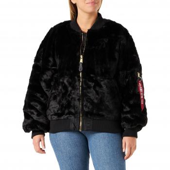 Alpha Industries Women's MA-1 OS Fur Bomber Jacket