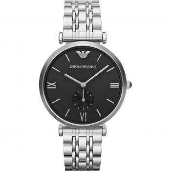 Armani Unisex Analog Watch AR1676 - 40mm Silver Stainless Steel