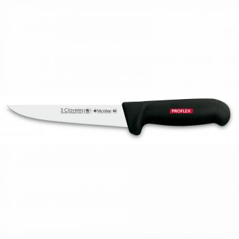 Cuchillo Profesional Deshuesador Ancho 15 cm Microban - 3 Claveles Proflex 8163