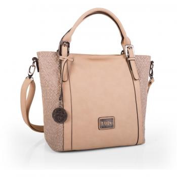 LOIS - 26341 BOLSO DOBLE ASA, Color Beige