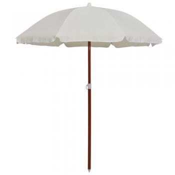 180 cm Sand Color Steel Pole Umbrella