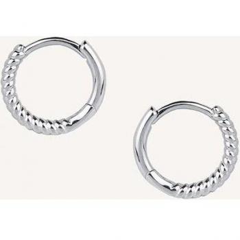 Pendientes Mujer Vidal & Vidal P3422 - Pendientes Trendy de plata 1ª ley 925 motivo trenzado