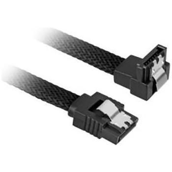 Cable SATA 3 de 0,6 m con conector SATA de 7 pines en color negro
