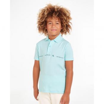 Polo de niño Calvin Klein IB0IB02107 color azul