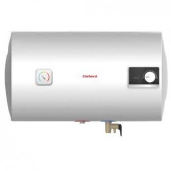 Termo Eléctrico Corberó CTMA80H Horizontal 74 litros con capacidad de 80 litros, sistema de calefacción eléctrica, diseño horizontal, termostato regulable y protección contra sobrecalentamiento