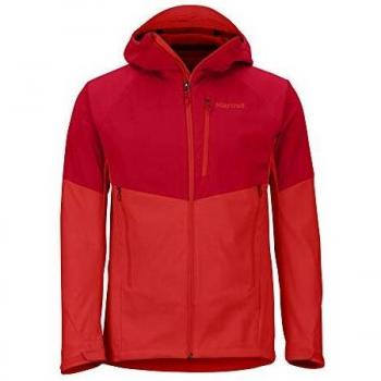 Marmot ROM Jacket Softshell, Chaqueta Outdoor, Anorak, Repelente Al Agua, Transpirable, Hombre, Team Red/Victory Red, XXL