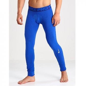 Nike Warm Tight Mallas, Hombre, Azul
