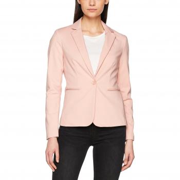 VERO MODA Vmvictoria Ls Blazer Noos, Chaqueta de Traje para Mujer, Rosa