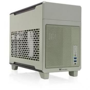Caja Mini Tower Thermaltake TR100 Verde Matcha Compacta con USB 3.2 y 3.0
