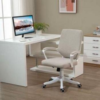 Vinsetto Silla de Oficina Giratoria con Reposabrazos y Altura Ajustable