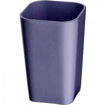 Wenko Vaso para Cepillos de Dientes, Poliestireno, Blanco, 7.3x7.3x11 cm