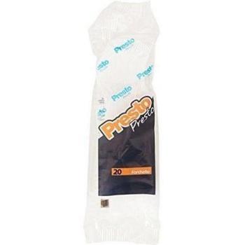 Presto tenedores blanco 20pz – [unidades 12]
