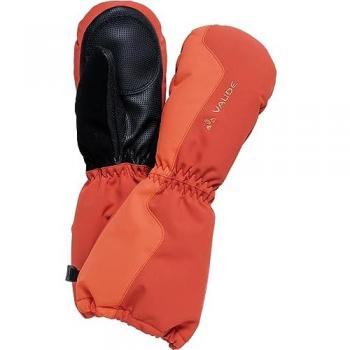Vaude Manoplas Snow Cup III Naranja para niños y adultos, impermeables, aislantes térmicos, con puños ajustables y superficie antideslizante