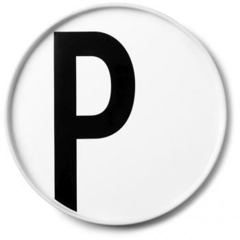 design letters Plato de Porcelana Personal