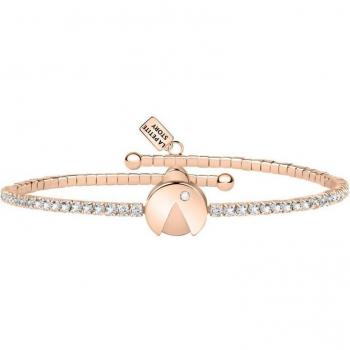 Pulsera La Petite Story Family de latón oro rosa