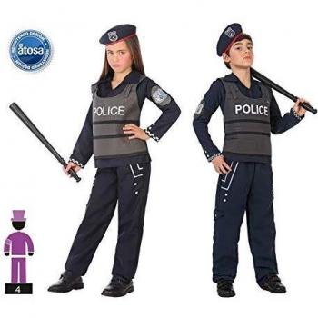 Disfraz Infantil Policía Unisex 3-4 Años