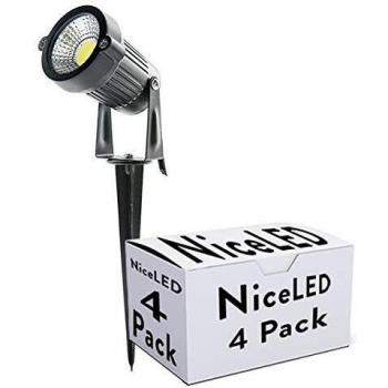 Pack 4 Focos LED Pincho Jardín 5W 450Lm 6000ºK 40.000H