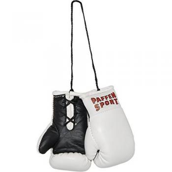 Paffen Sport - Adorno, diseño de guantes de boxeo mini blanco / negro