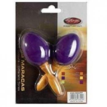 Maracas de Huevo Plásticas Violetas Stagg EGG-MA S/PP