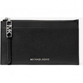 Tarjetero de mujer Michael Kors de piel con aplique de logotipo, dimensiones 19x11x1 cm