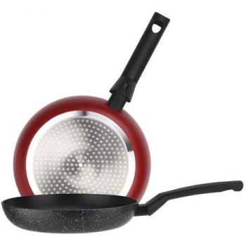 Juego de Sartenes Fagor Elan3 Rojo Aluminio