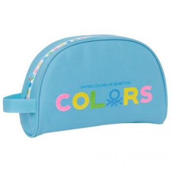 Neceser Escolar Benetton Spring Azul cielo 28 x 18 x 10 cm