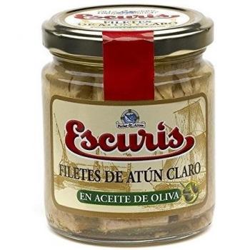 FILETES ATUN ESCURIS EN ACEITE DE OLIVA V-230