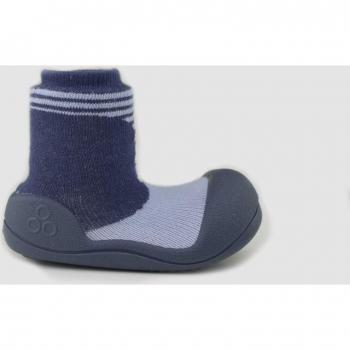 Attipas Booty BO01 Azul - Patucos de bebé tipo bota en algodón suave
