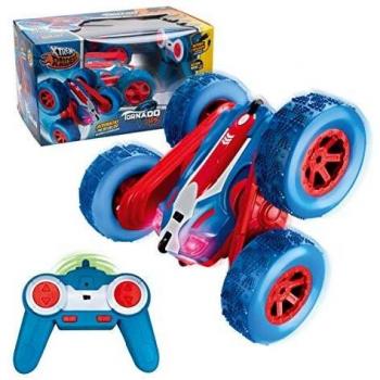 Xtrem Raiders - Tornado MAX, Coche Teledirigido Niño Y Niña Reversible, Coches Teledirigidos para Niños, Radio Control RC, Gira 360º, Ruedas Off-Road, Regalos Divertidos