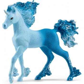 Schleich Potro de Unicornio Elementa Fuego y Agua Azul