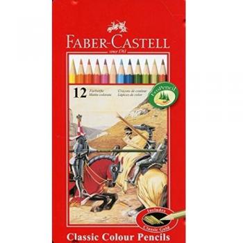Faber-Castell Classic - Set de 12 lápices de colores