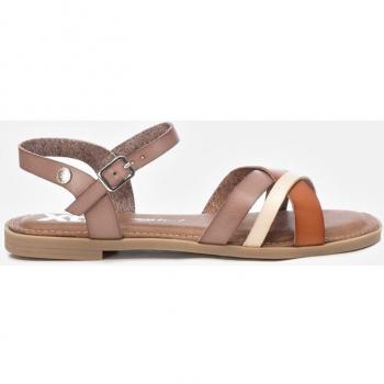 Sandalia de mujer Xti 142851 beige con hebilla