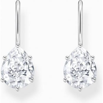 Thomas Sabo Sterling Silver Drop Earrings with White Zirconia H2290-051-14
