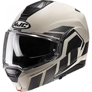 HJC Casco Modular I100 Beis Doble Homologación P/J - Seguridad Legal Garantizada