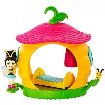 Enchantimals - Minibaño de Baxi Butterfly, muñeca con accesorios
