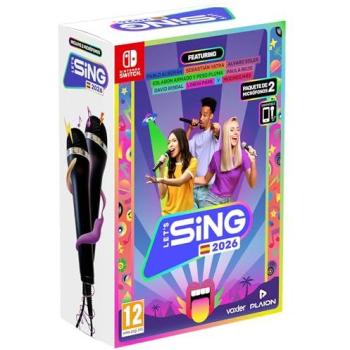 Let’s Sing 2026 + 2 Micrófonos para Nintendo Switch