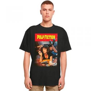 Camiseta Oversize Merchcode Pulp Fiction Negra