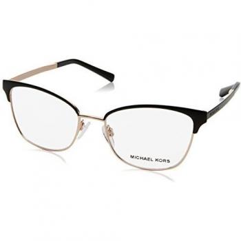 Michael Kors Women's 0MK3012 Sunglasses, Black/Rose Gold, 51